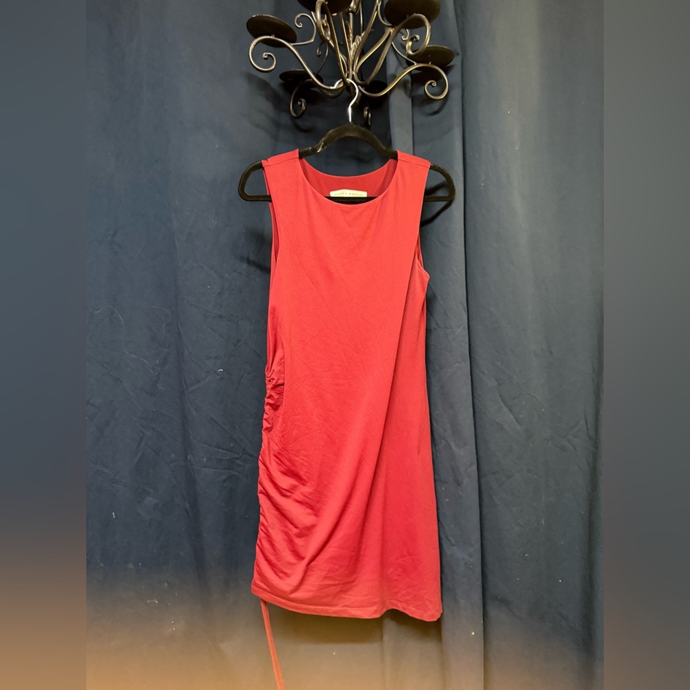 Susana Monaco Maroon Midi Dress